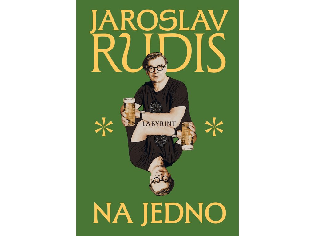 Skutečná obálka knihy Na jedno od Jaroslava Rudiše, nakladatelství Labyrint